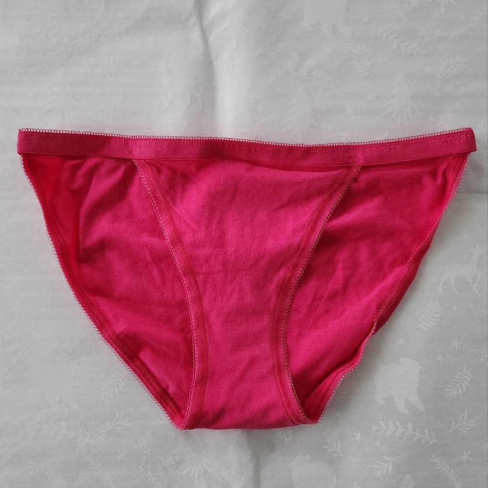 ✨️💕NWT Victoria's secret string bikini panties hot pink Small Vintage